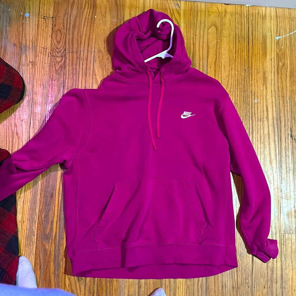Pink Nike Hoodie Size XL